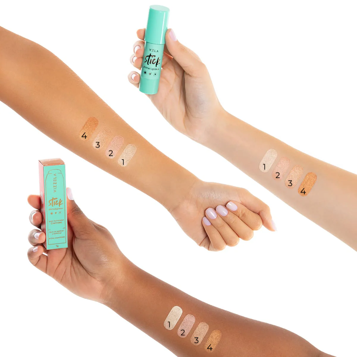Shine And Glow – Iluminador Em Stick – Vizzela - Image 16
