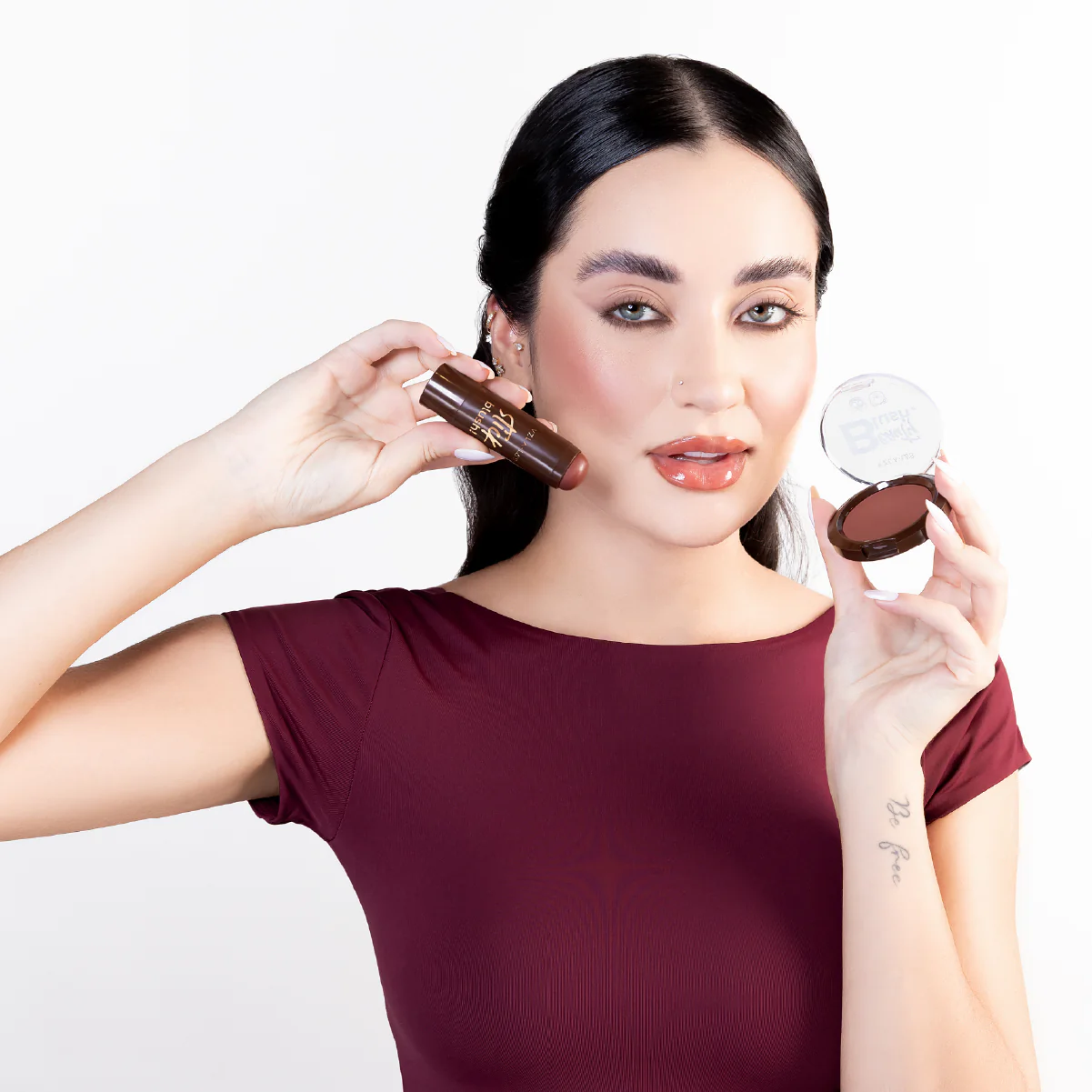 Kit Blushes Red Mocha Vizzela + La's - Image 7