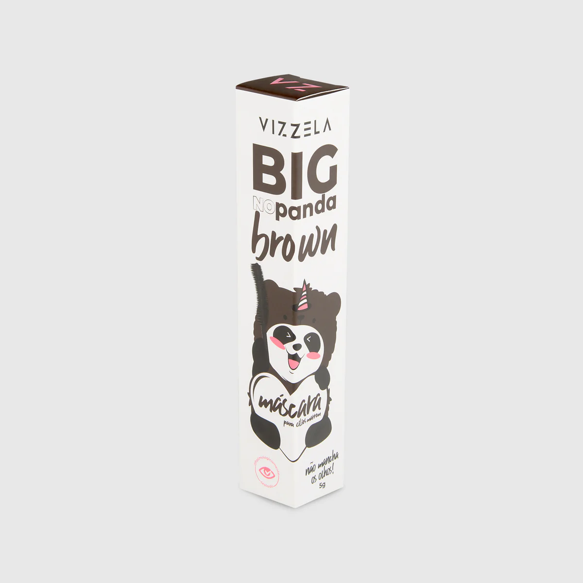 Máscara Big No Panda Brown Vizzela - Marrom - Image 4